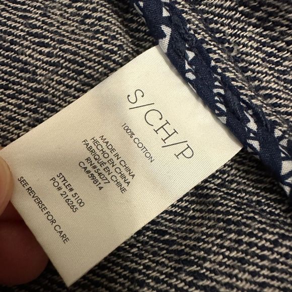 CABI #5100 Hooded Adventure Anorak Full Zip Jacket Blue Indigo - Picture 11 of 12